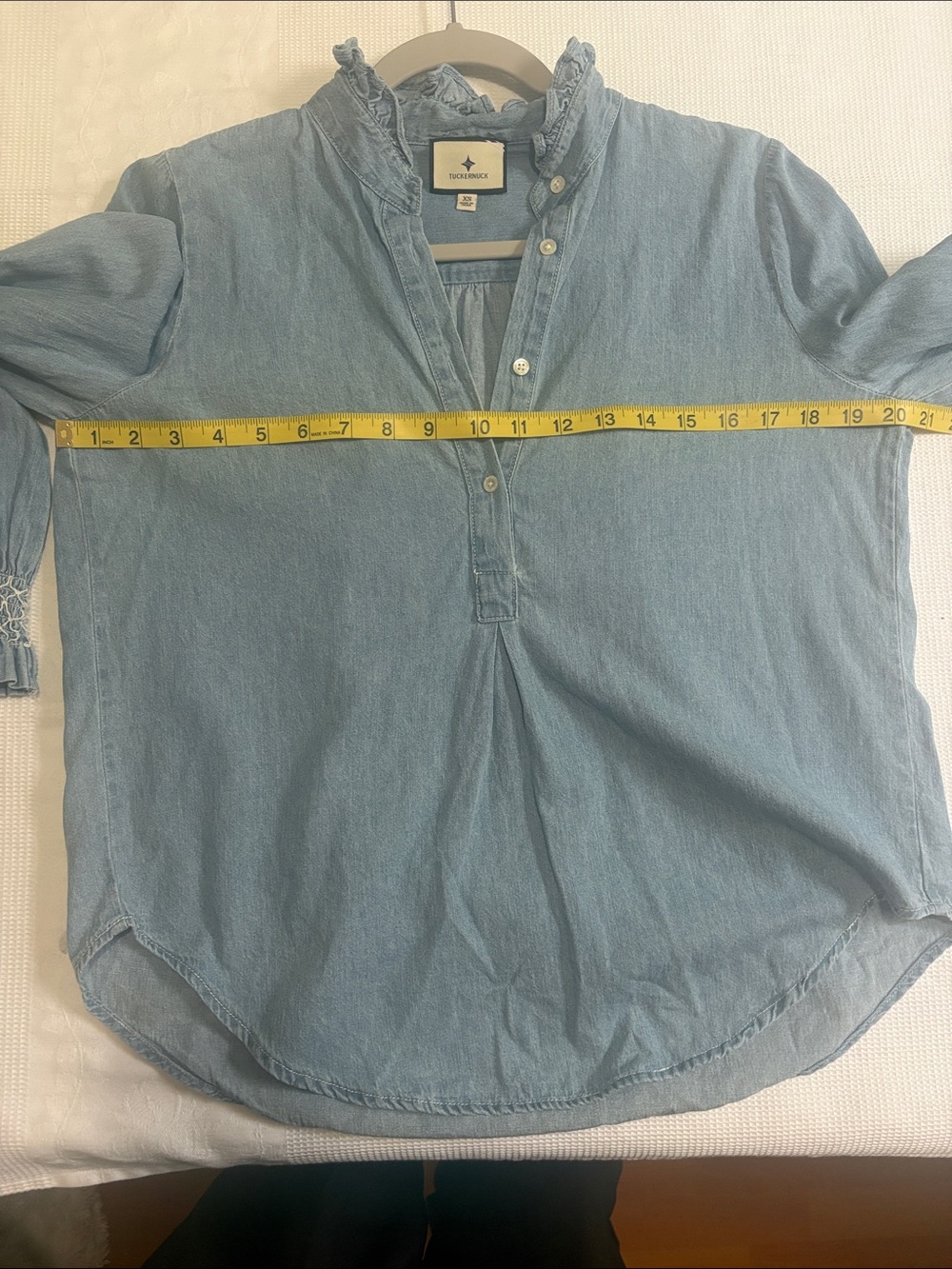 TUCKERNUCK TEAGAN POPOVER SHIRT - Picture 6 of 12